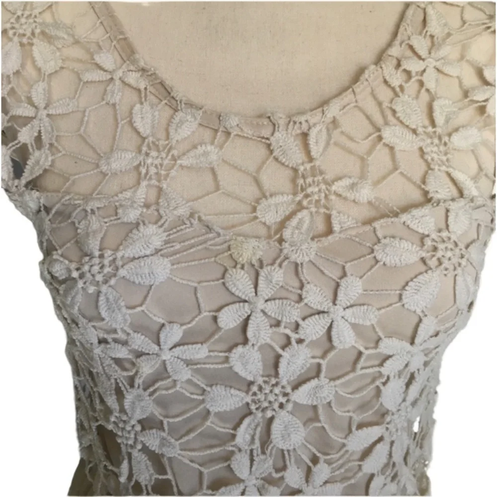 Rue21 Cream Puff Sleeve Midi Sundress - Picture 4 of 16
